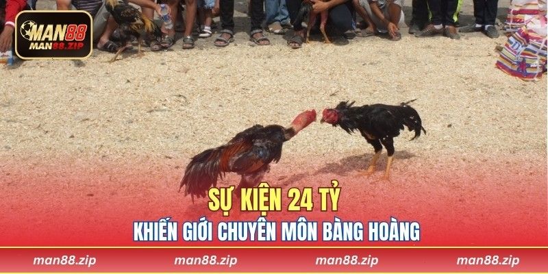 Sự kiện 24 tỷ khiến giới chuyên môn bàng hoàng