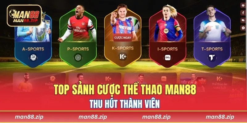 Top sảnh cược thể thao Man88 thu hút thành viên