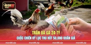 Trận Đá Gà 24 Tỷ - Cuộc Chiến Kỷ Lục Thu Hút 50,000 Khán Giả